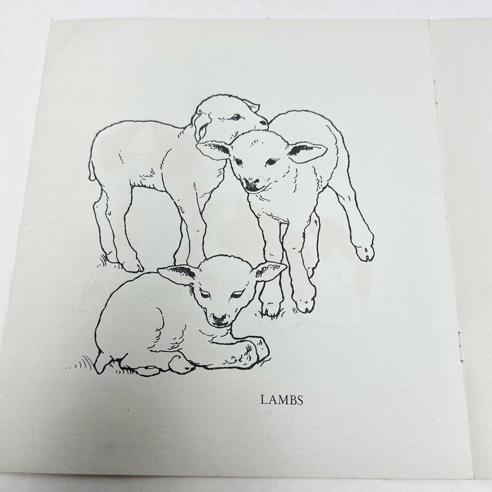 Baby’s Book 1935 Linen Childrens book Akron. O. Made in USA - Picture 5 of 6